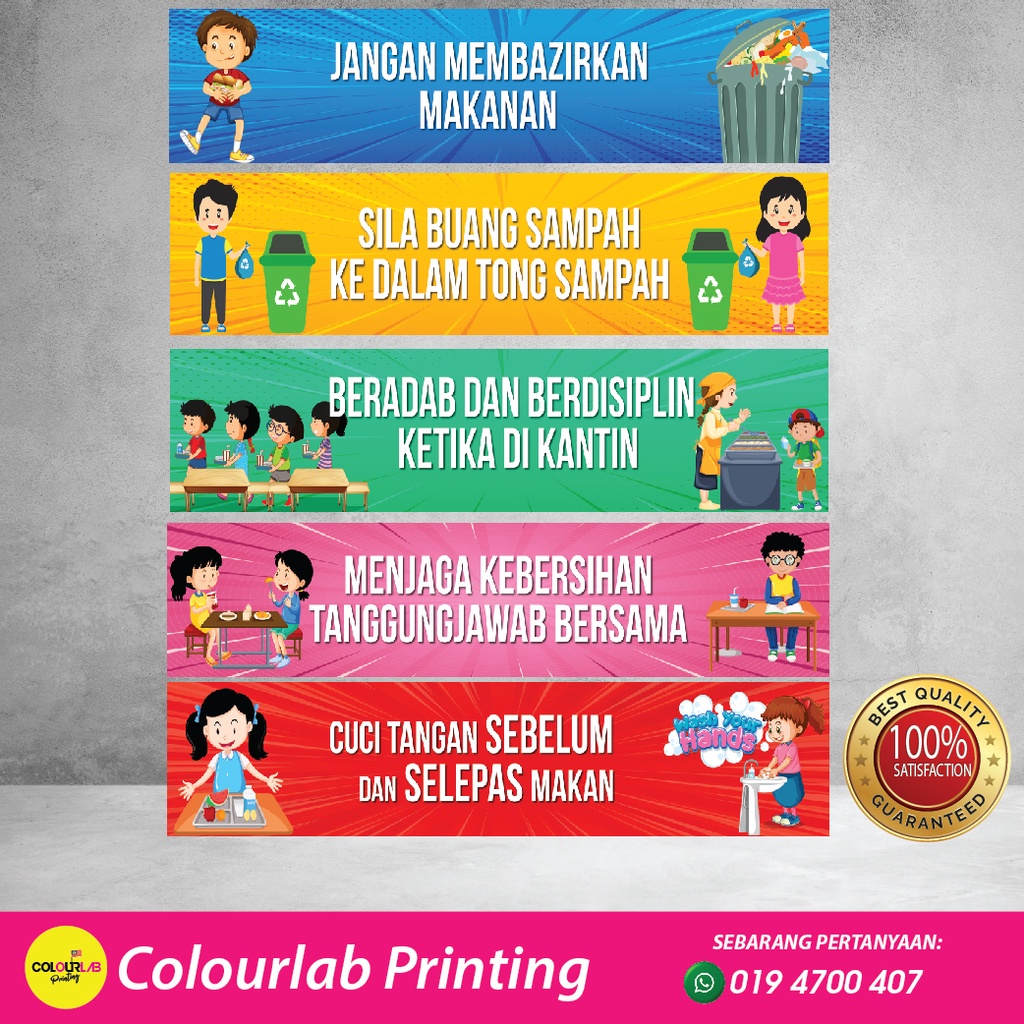 Banner set kantin sekolah | Shopee Malaysia