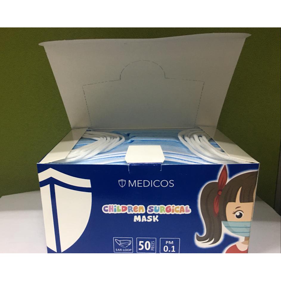 MEDICOS Children Surgical Mask 1 BOX(50PCS) Shopee Malaysia