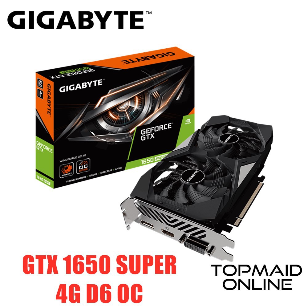 GIGABYTE GEFORCE GTX 1650 SUPER WINDFORCE OC 4GB DDR6 GAMING