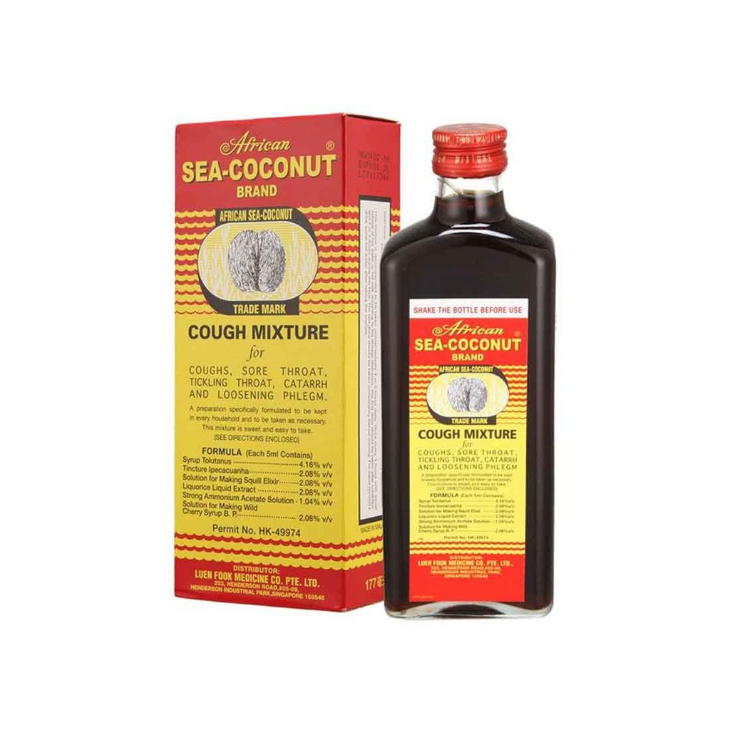 African SeaCoconut Cough Syrup (177ml) / Ubat Batuk Kelapa Laut
