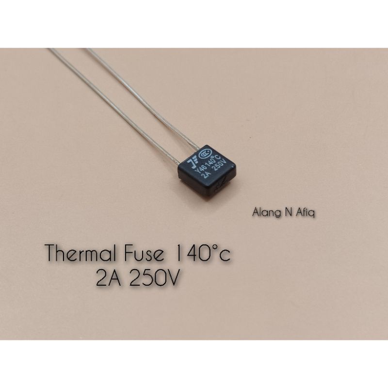 Ready Stock! Thermal Fuse For Fan Motor 2A 250V. 115c 120c 125c 130c 135c 140c 145c 150c. Fuse