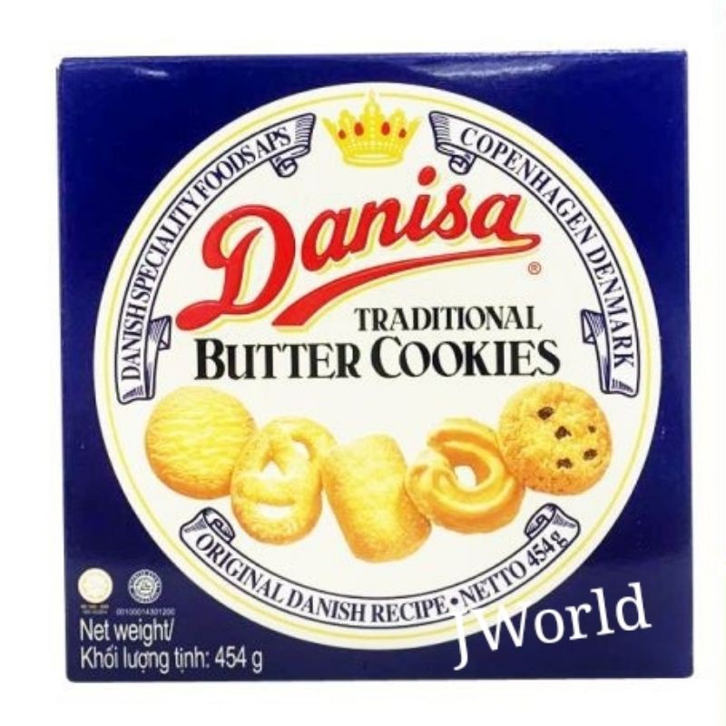 Danisa Traditional Danish Butter Cookies Tin Box (162G / 200G / 454G