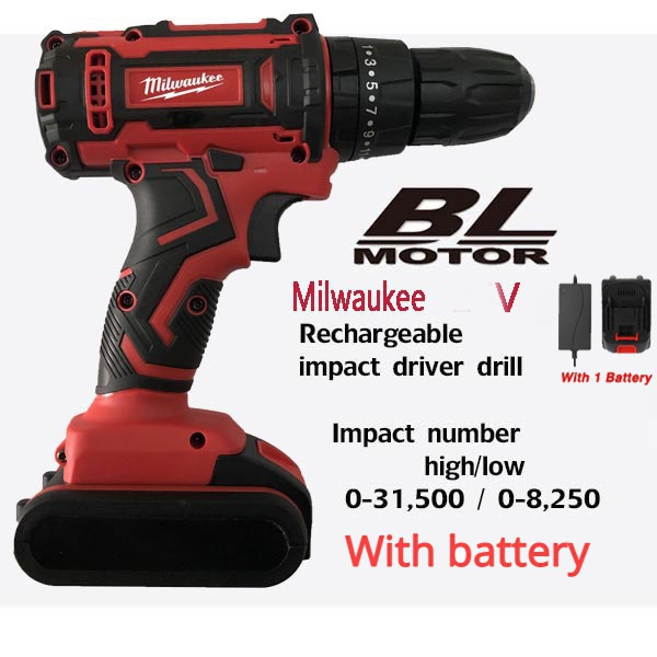 【stock】Milwaukee 36V Brushless Rechargeable Impact Driver Electric