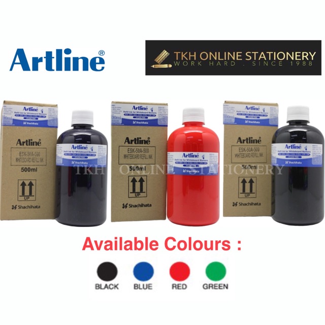 Artline Whiteboard Marker Refill Ink 500ml (for 550A/500A/509A