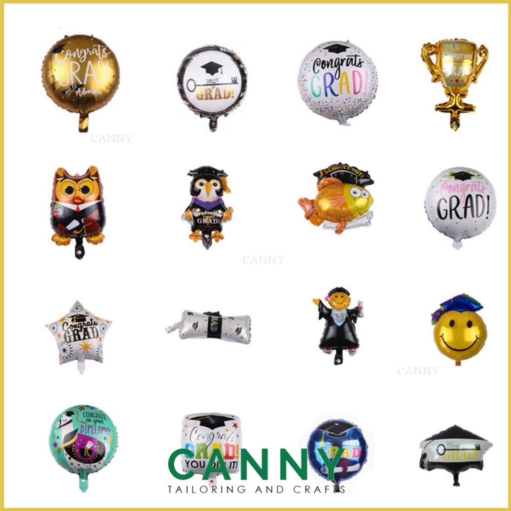 18 INCH FOIL BALLOON CONGRATULATION GRADUATION / BELON FOIL 18 INCH ...