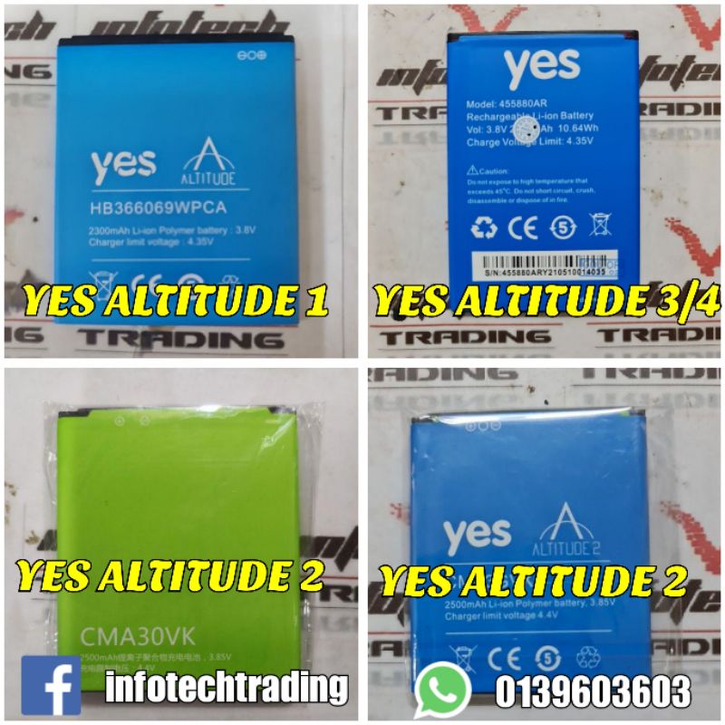 Cikgu Smartphone Yes Altitude Yes 2 YES 3 YES 4 M613Y M651G M696Y4