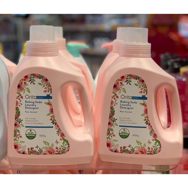 NEW.STOCK/ORITA Baking Soda Liquid Detergent ROSE Scented1.5L Shopee