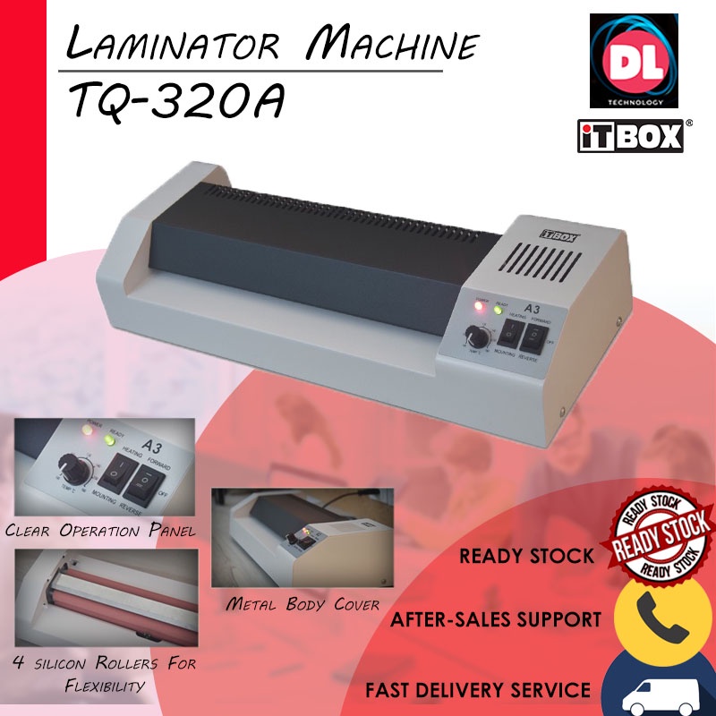 Itbox Laminating Machine A4 A3 Size Tq 320a Laminator Hot