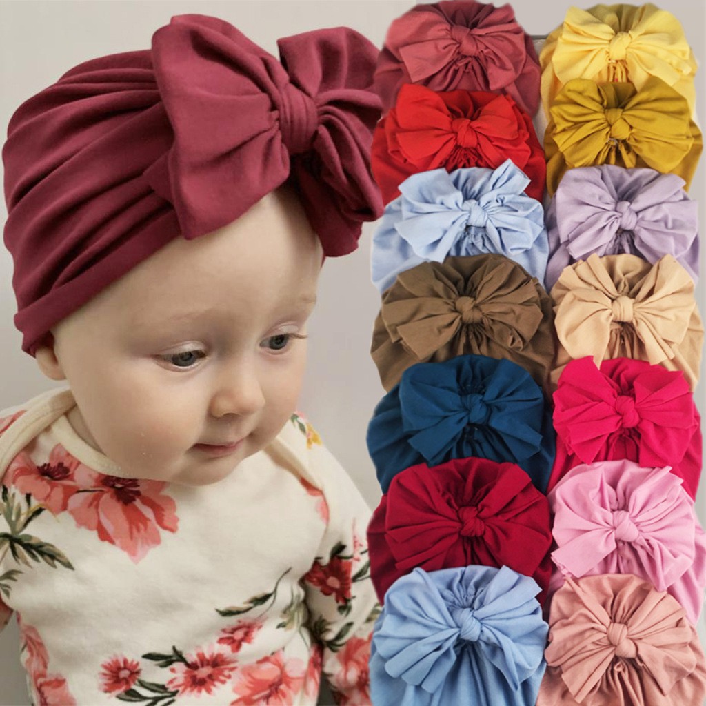 Listo Stock Diadema Bebé Niña Suave Headwrap Sprint Niños Sombrero