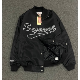 Supreme Puffy Red Varsity Jacket  Supreme Script Red Bomber Jacket