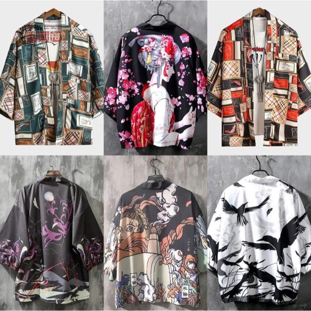 Kimono cardigan outlet shopee