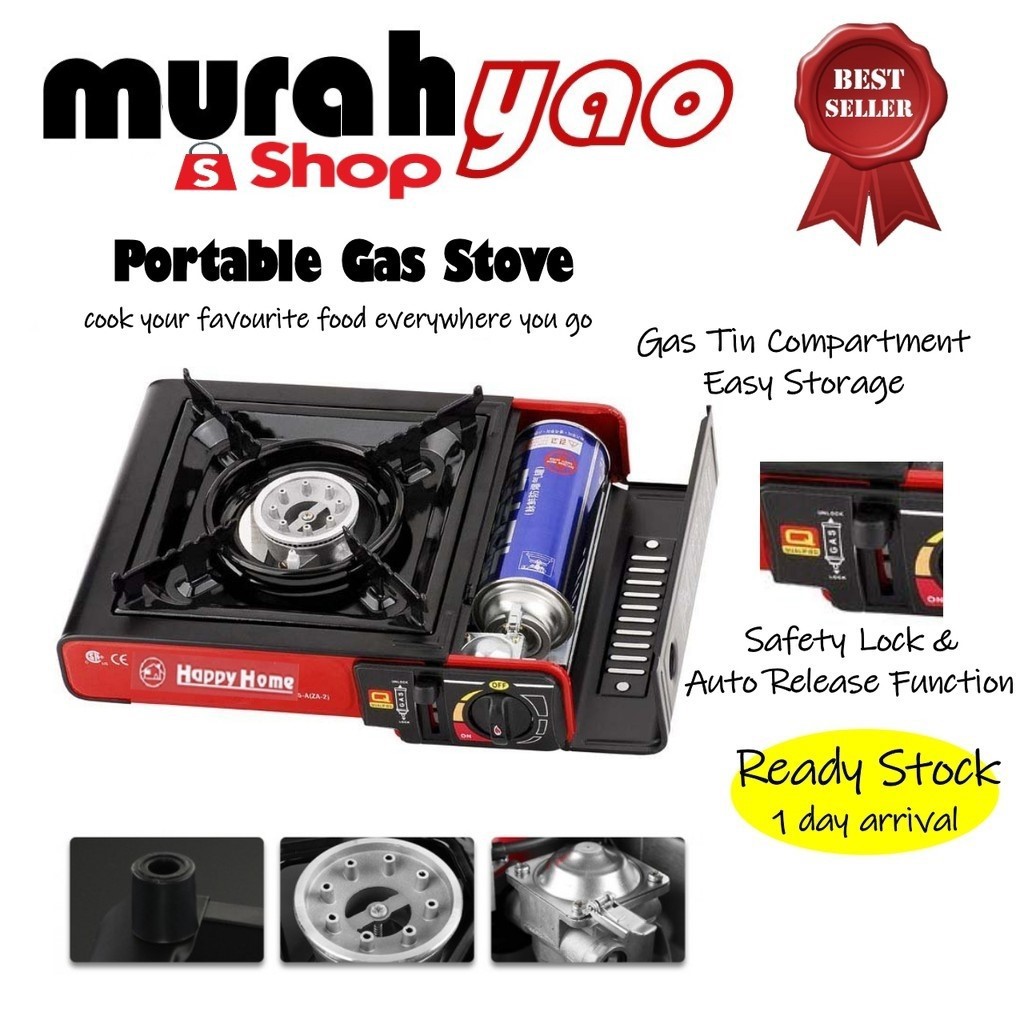 Portable Steamboat Gas Stove Easy Travel Steamboat Stove Outdoor and Camping1 Burner with 1