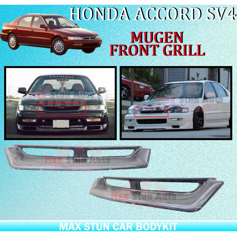 HONDA ACCORD SV4 94-98 MUGEN FRONT GRILL SARUNG MATERIAL FIBER | Shopee ...