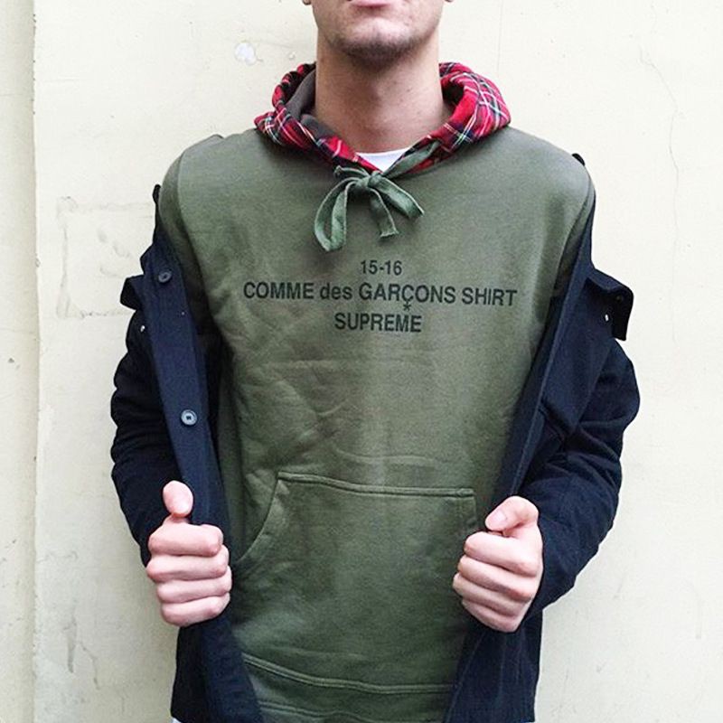 CDG Supreme Sweater. Shopee Malaysia