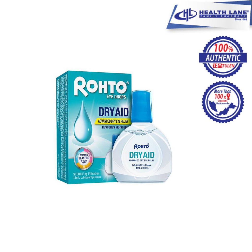 Rohto Cool Eye Drops 13ml Shopee Malaysia
