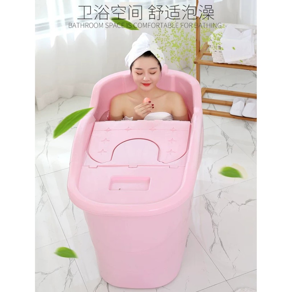 Adult bath barrel thick plastic large bath tub home bath tub tub bath ...