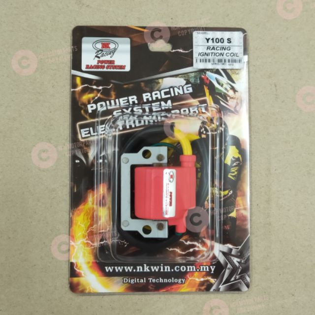 RACING IGNITION PLUG COIL - YAMAHA - Y100 S/ YB100/ Y88/ Y80 (NK ...