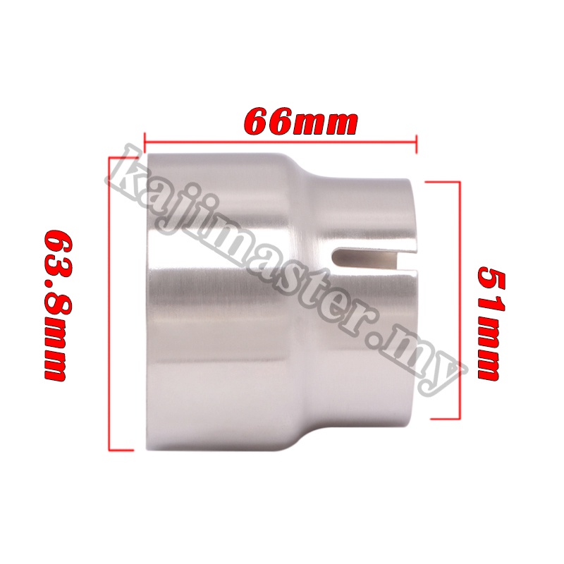 Motorcycle Exhaust Pipe Connector Adapter Reducer Muffler 52