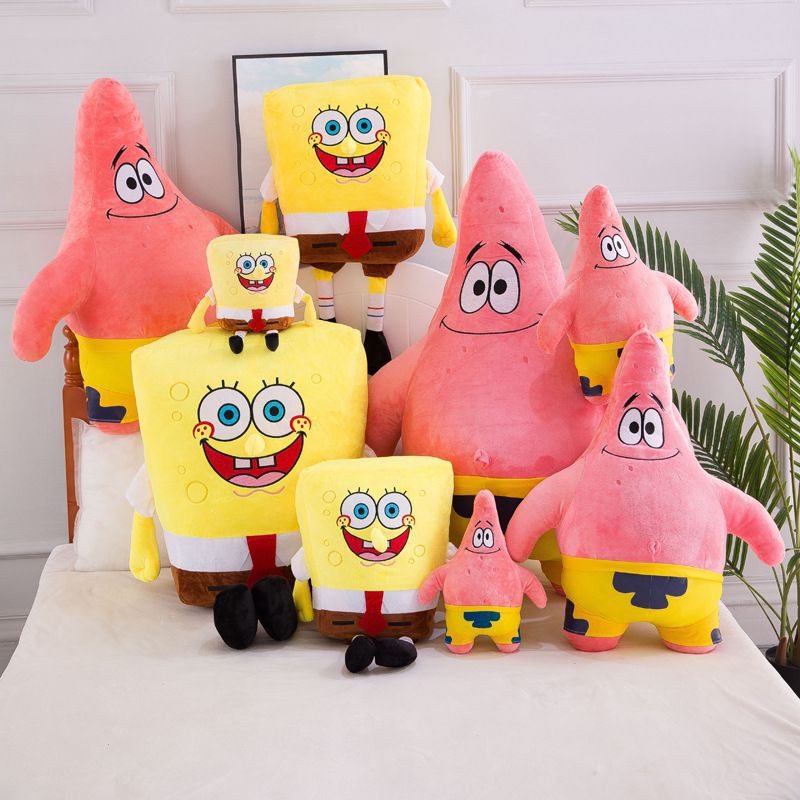 (Ready stock) Spongebob Doll Plush Toy Patrick Star Cartoon Cartoon ...