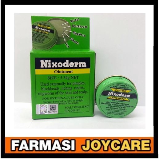 Nixoderm Ointment 17 7g Exp October 2025 Shopee Malaysia