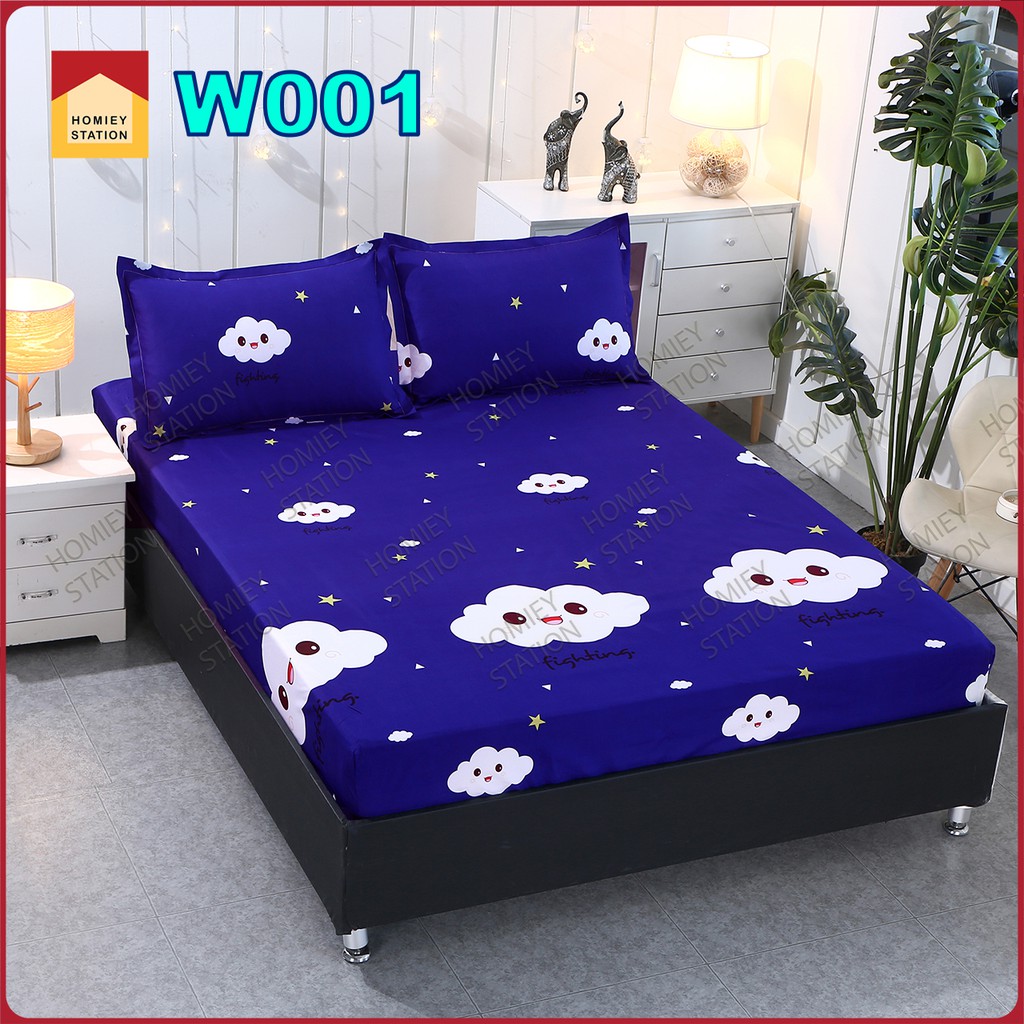 Ready Stock WATERPROOF Mattress Protector Fitted Bedsheet/Cadar Kalis ...