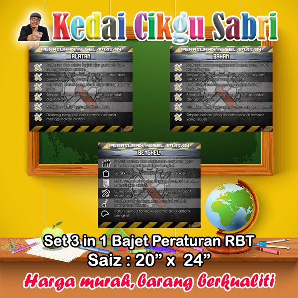 SET BANNER 3 IN 1 BAJET PERATURAN RBT | Shopee Malaysia