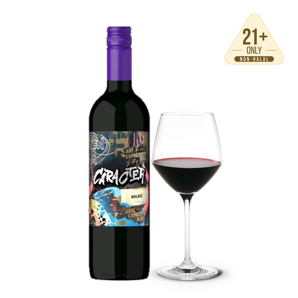 Caracter Malbec Argentinean Wine Red Wine (750ml) Shopee Malaysia