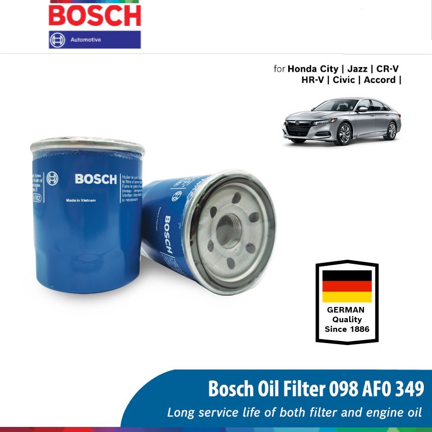 Bosch Oil Filter 0986AF0349 for Honda City Jazz Civic CRV