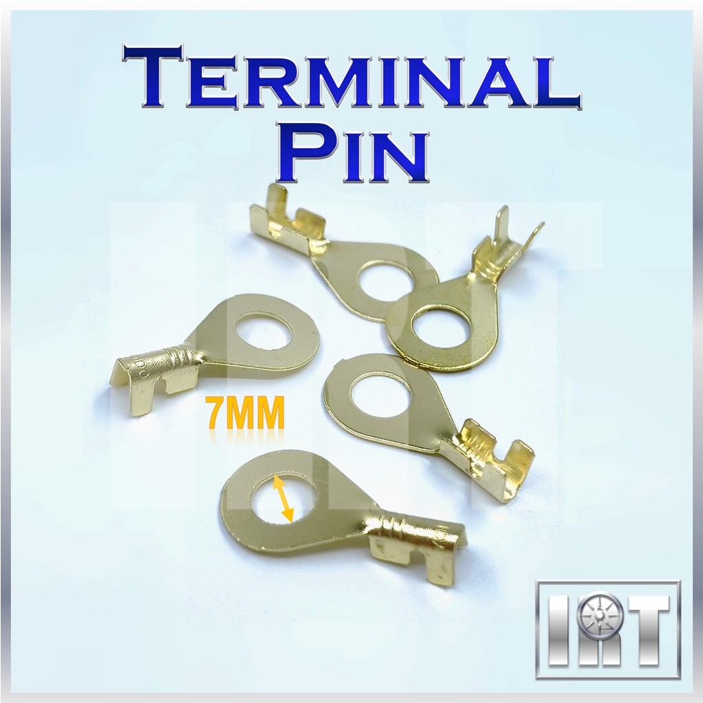 Terminal Pin Ring 7mm Wiring Wire Lug Lux Modifed Starter Relay Alarm