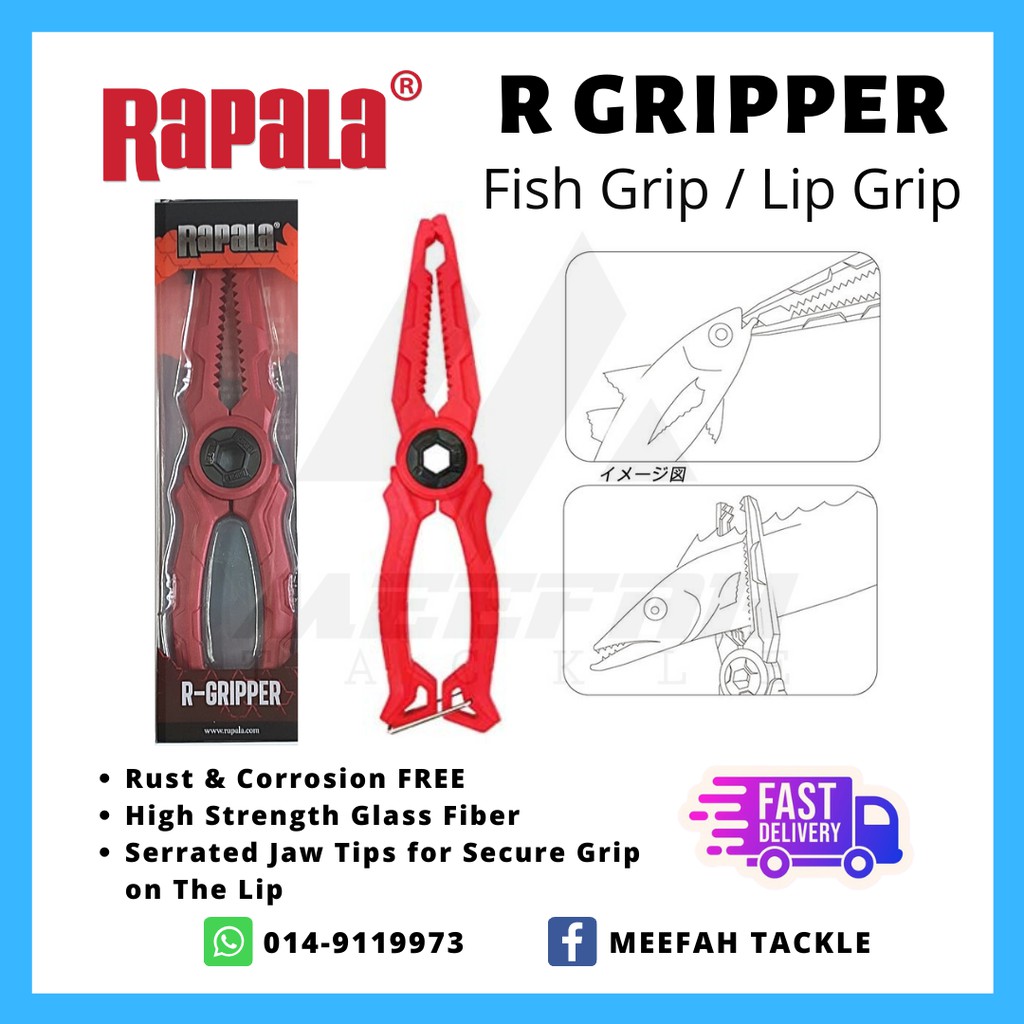 Meefah Tackle】Original Rapala R Gripper- Fish Grip Fishing