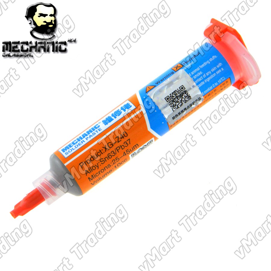 HKMC XGZ40 Sn63Pb37 Solder Paste [10cc Syringe] Shopee Malaysia