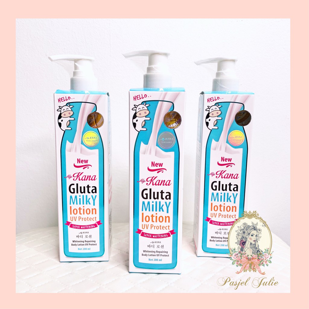 Kana GLUTA Milk BODY LOTION WHITENING 100 ORIGINAL Shopee Malaysia