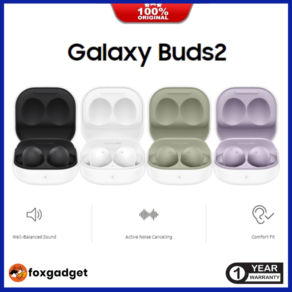 Samsung Galaxy Buds 2 - | Bluetooth True Wireless | Active Noise ...