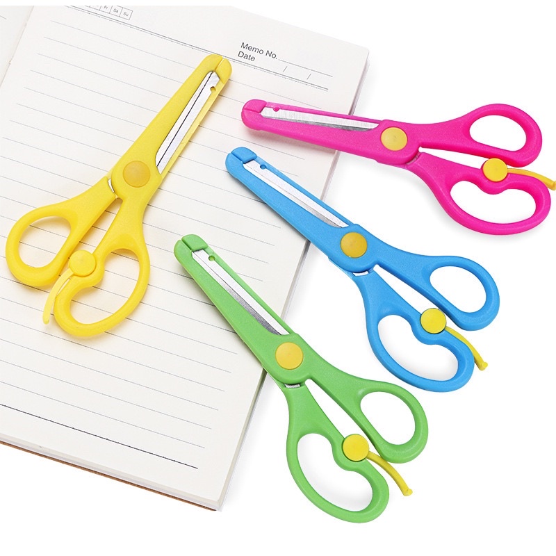 Standard steel Kids Scissors Gunting Sekolah Supplies Art Tool Kid DIY ...