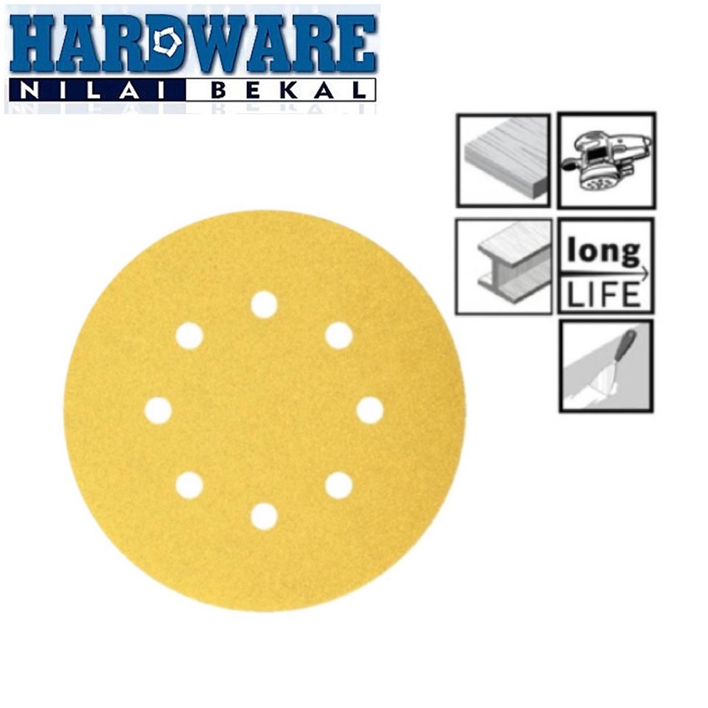 BOSCH C411 Velcro Sanding Disc Sand Paper 8 Holes 1 box 50pcs&100/box