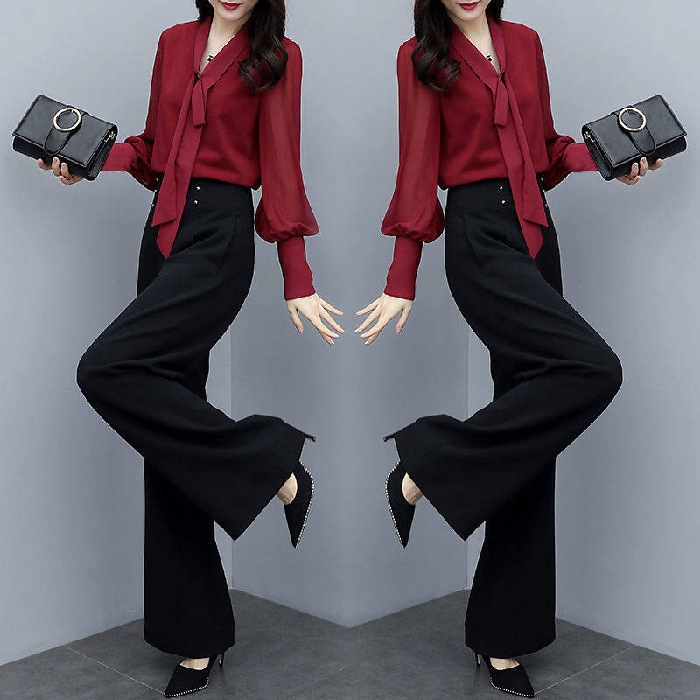 Formal wear pants hot sale and blouse