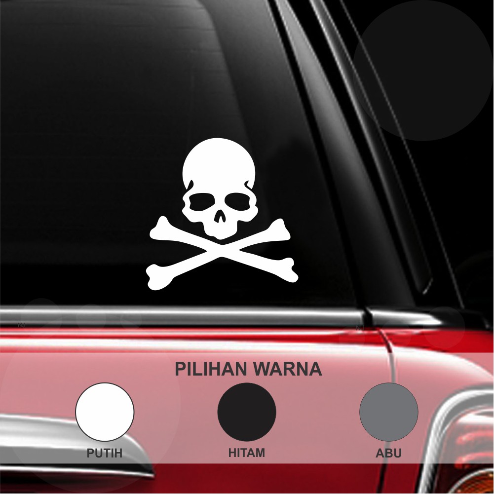 Car Body Window Sticker Skull Bone Car Cutting Sticker | Shopee Malaysia