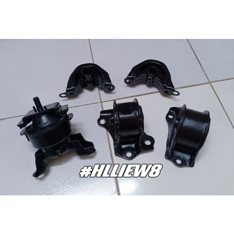 Hlliew8 Honda Civic 1996 ~ 1999 Ej Ek S03 S04 S21 Engine Mounting Set 5 Pieces 0495