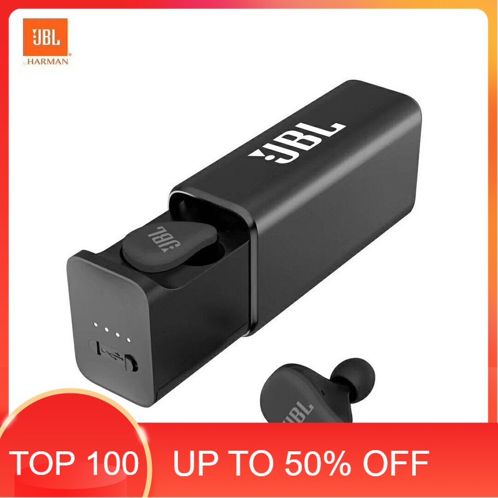 NEW JBL T290 TWS Bluetooth Wireless earphones with Charging Case