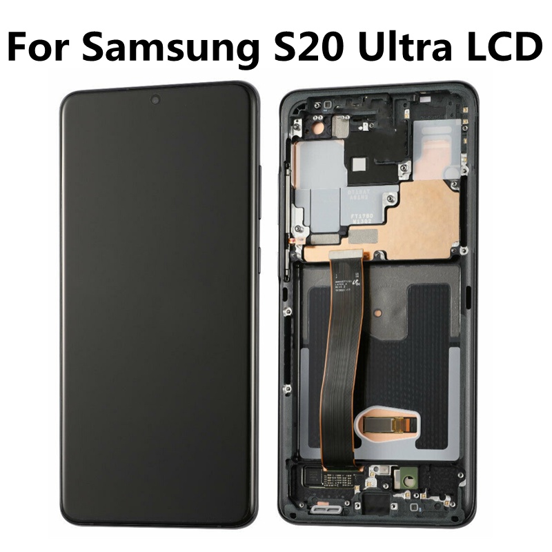 Annadue Schermo Di Ricambio Per Samsung S20 Ultra SM-G988B/DS – Display OLED 6,9" Con Cornice E Kit Riparazione - 2