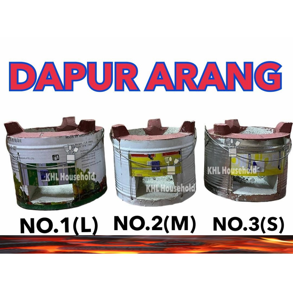 Charcoal Stove/ Dapur Arang / Arang Dapur BBQ Barbecue Cookware