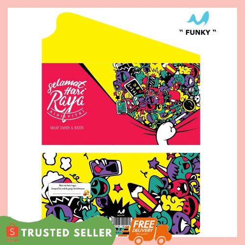 [PROMOTION] ? VIRAL ? Sampul Duit Raya 2021 ( 5pcs ) #funky #menaami ...