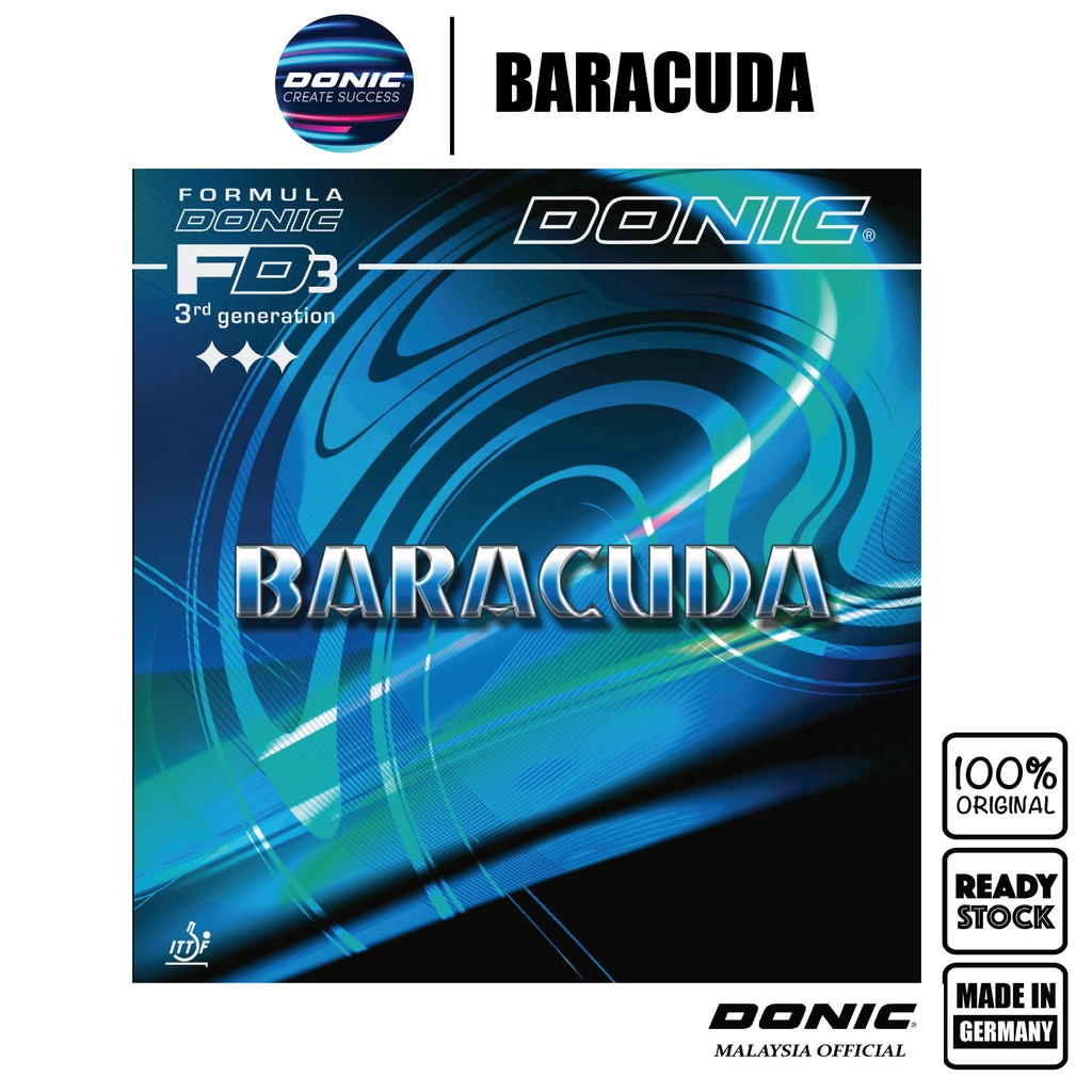 Donic Baracuda Excellent Arc Rotation Table Tennis Rubber | Shopee Malaysia