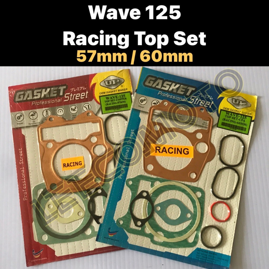 HONDA W125 WAVE125 RACING TOP SET ( 57MM / 60MM ) COPPER // WAVE 125 ...