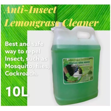 BUBBLE 3 Anti-Insect Lemongrass Cleaner 10L / mosquito repellent ...