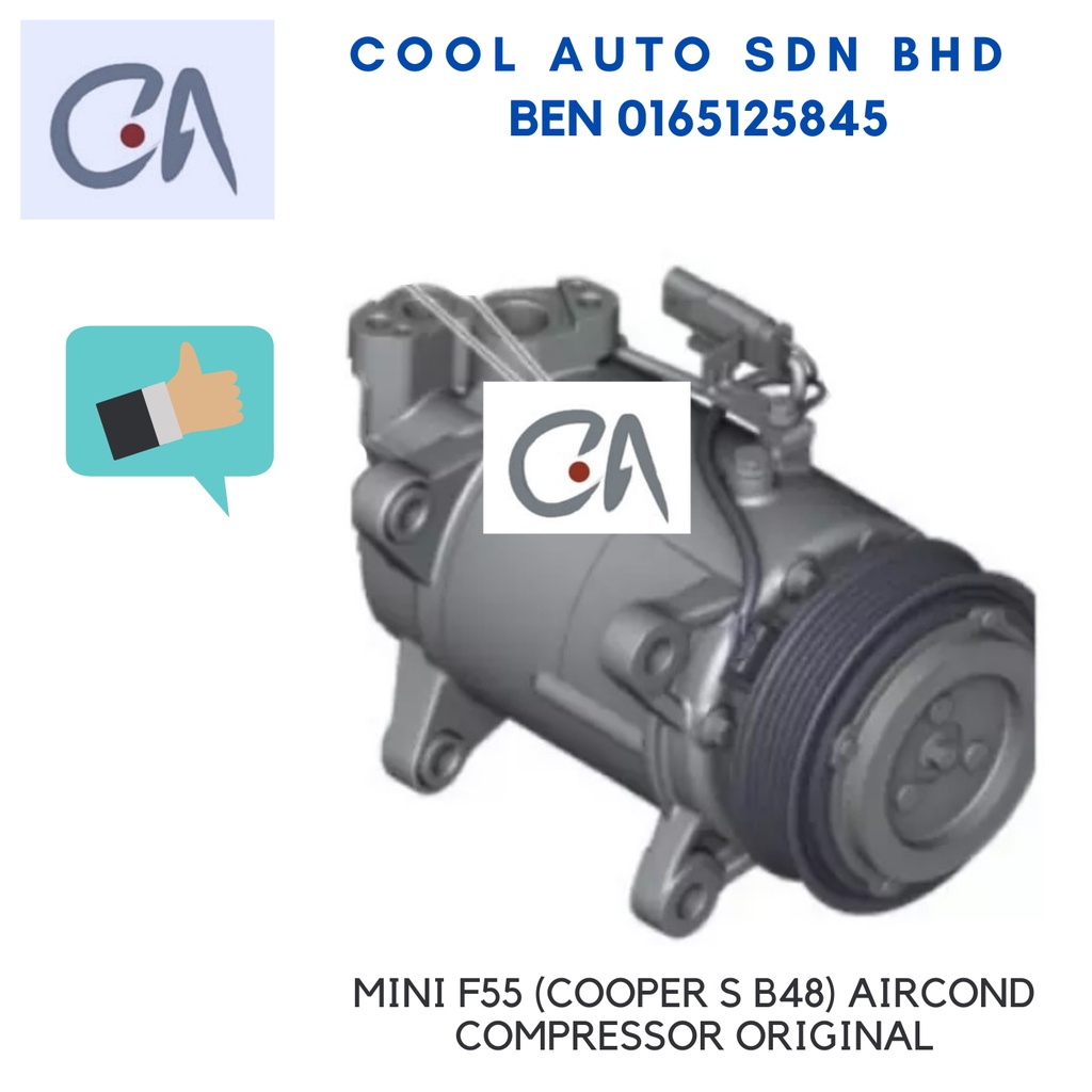 🔥READY STOCK 🔥MINI F55 (Cooper S B48) AIRCOND COMPRESSOR ORIGINAL ...