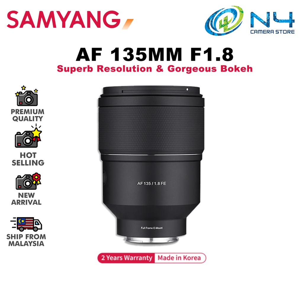 Samyang Lens AF 135MM FE II Lens for Sony Full Frame