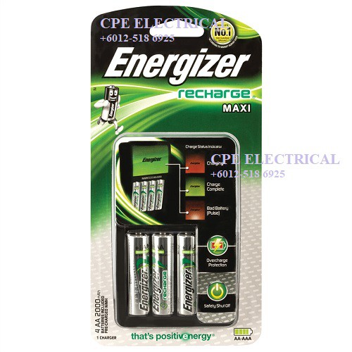 Energizer CHVCM4 Maxi Battery Charger 2000mAh Shopee Malaysia