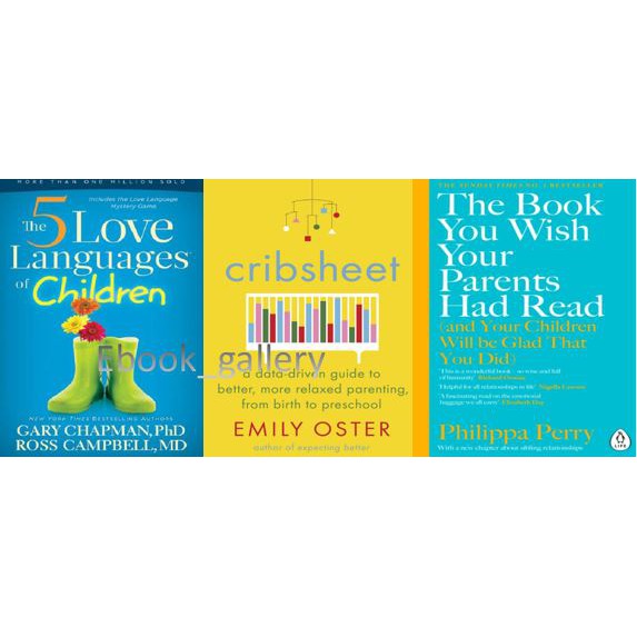 (3 in 1 set)The 5 love languages of children Cribsheet The book you