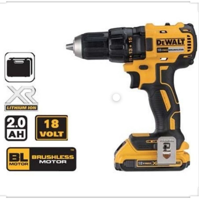 DEWALT DCD777D2 18V XR Brushless Compact Drill Driver Shopee Malaysia